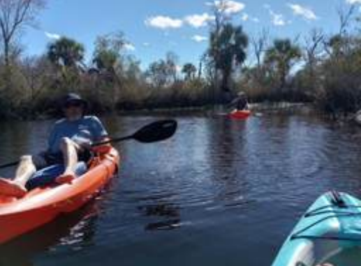 Bill N. and Brenda N. kayaking